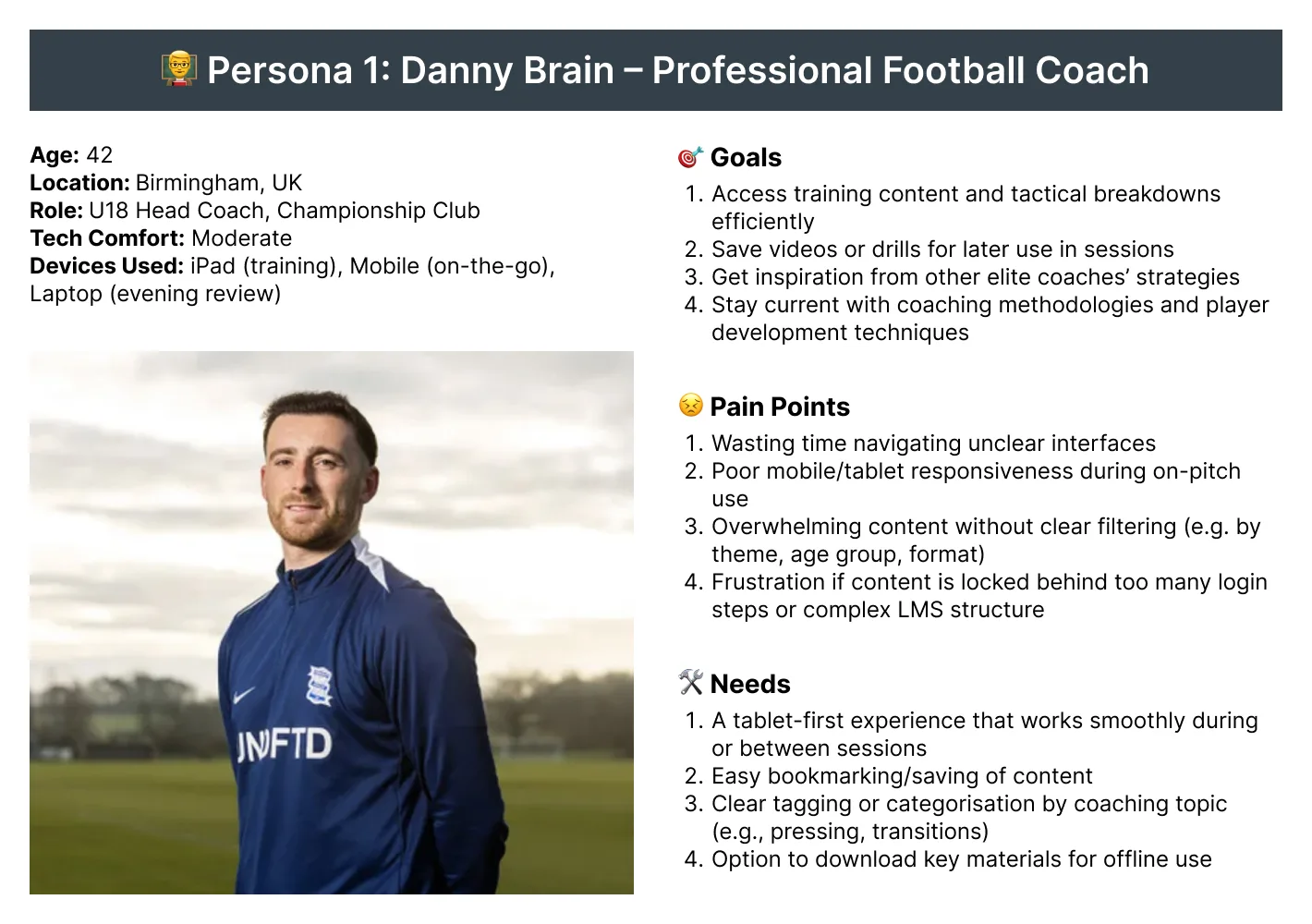 Coaches' Voice persona 2
