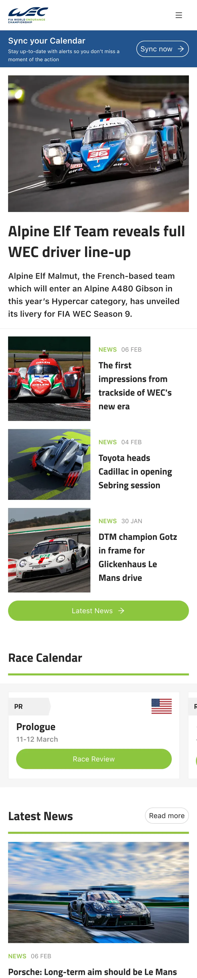 WEC home