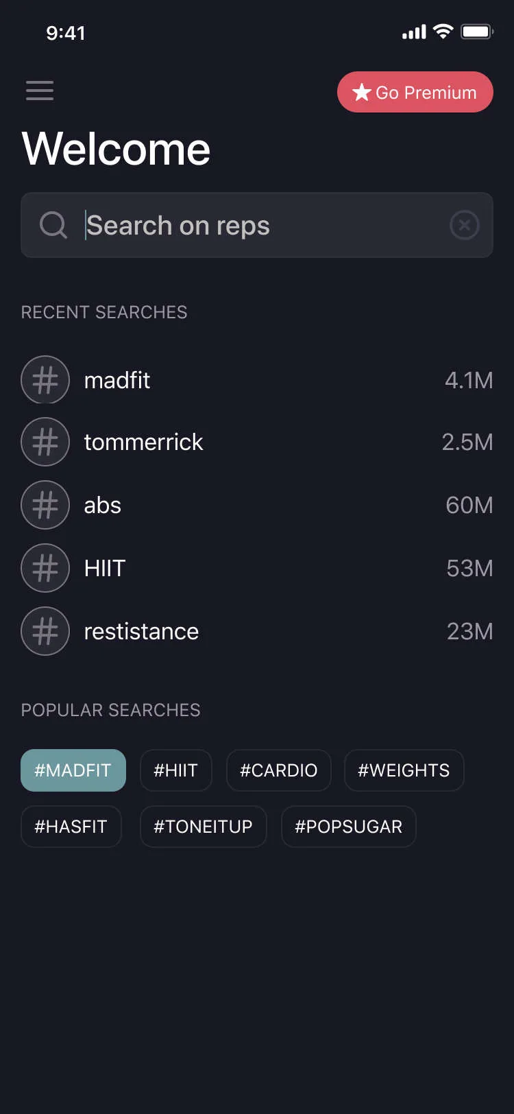 Reps search