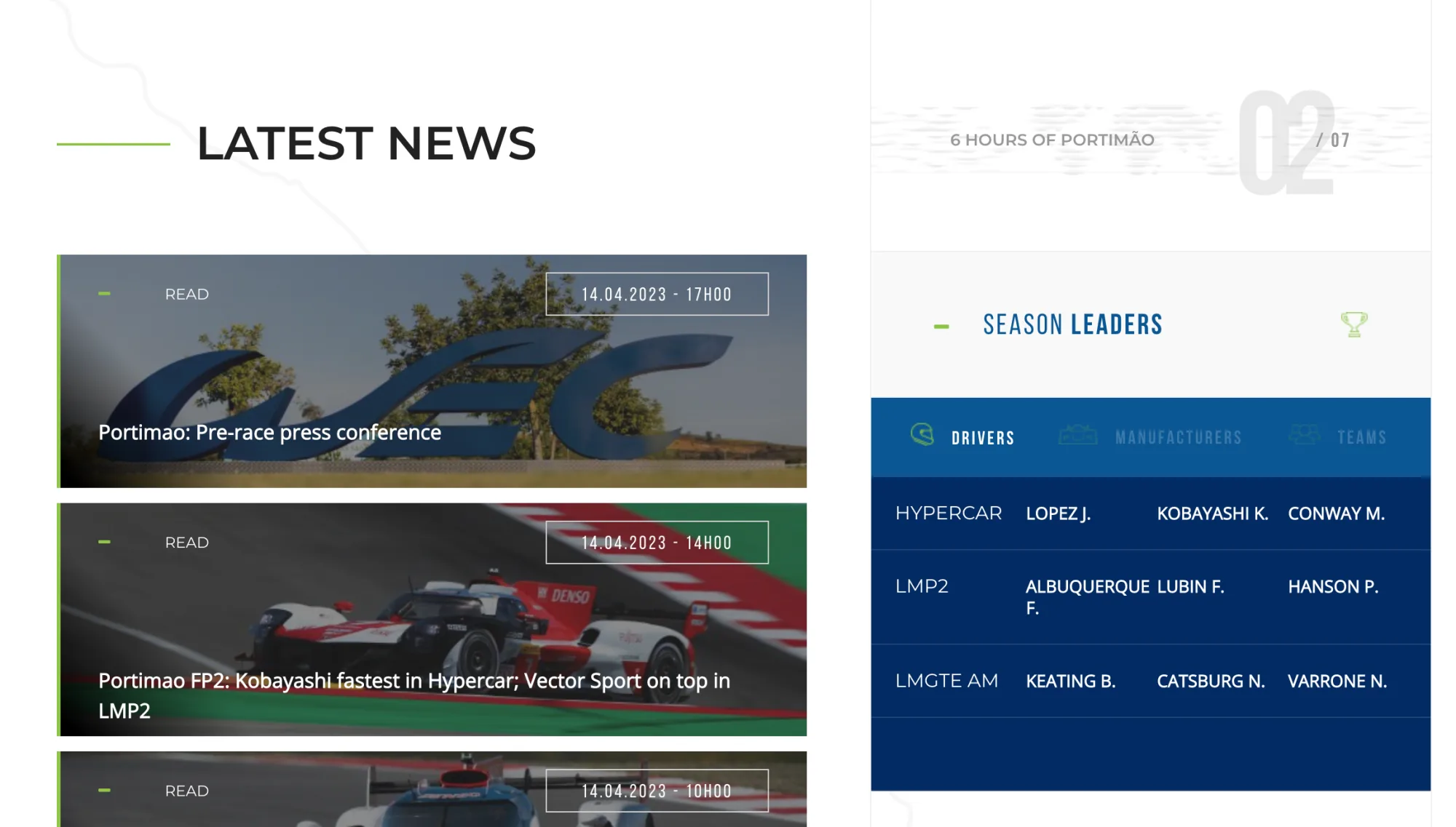 Original WEC site audit 2